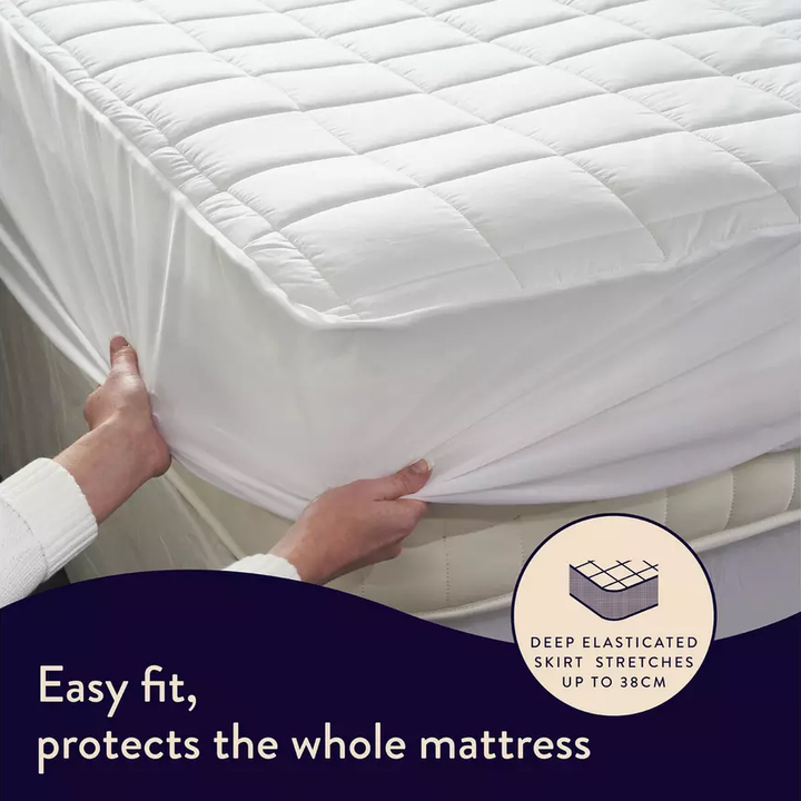 Single Organic Cotton Mattress Protector
