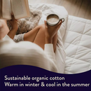 Single Organic Cotton Mattress Protector