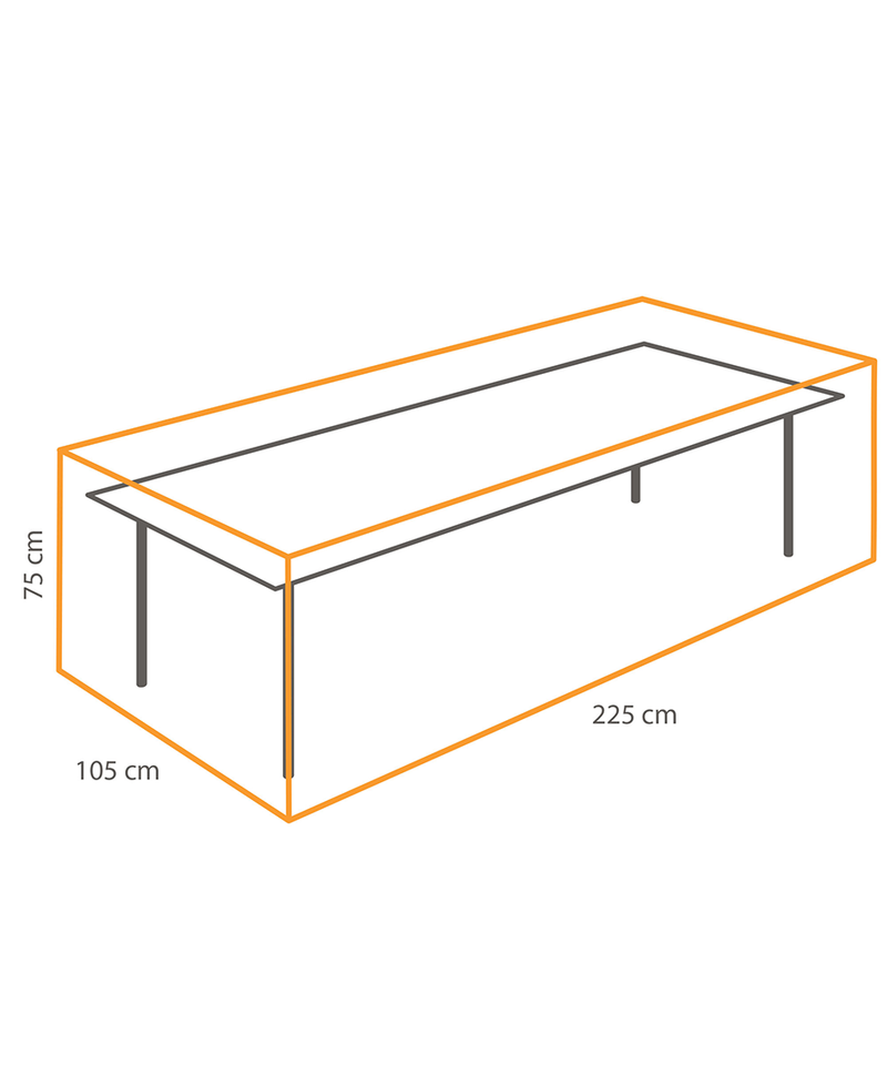 Winza Premium Outdoor Table Cover | Fits Tables - 225 x 105 x 75 cm 10786 Redmond Electric Gorey