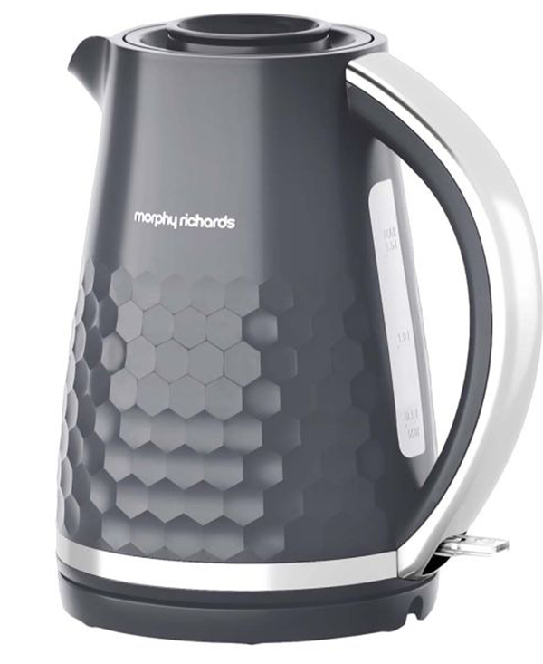 Morphy Richards 1.5L Hive Jug Kettle | Grey 10823 Redmond Electric Gorey