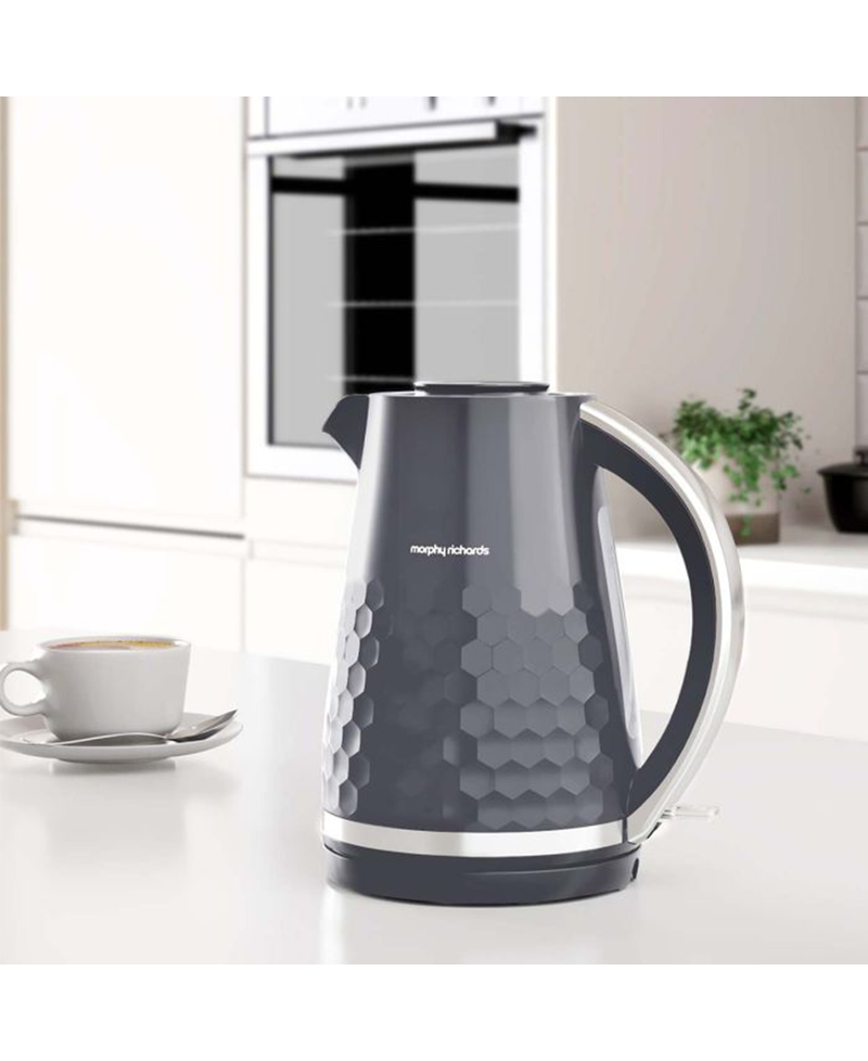 Morphy Richards 1.5L Hive Jug Kettle | Grey 10823 Redmond Electric Gorey