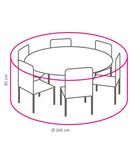 Winza Premium Outdoor Round Table & Chairs Cover | 260 x 85 cm 10839 Redmond Electric Gorey