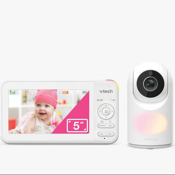VTECH VM5467 5" Pan & Tilt Video Baby Monitor - White