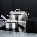Hotel Downdraft 7-Piece Stainless Steel Cookware Set