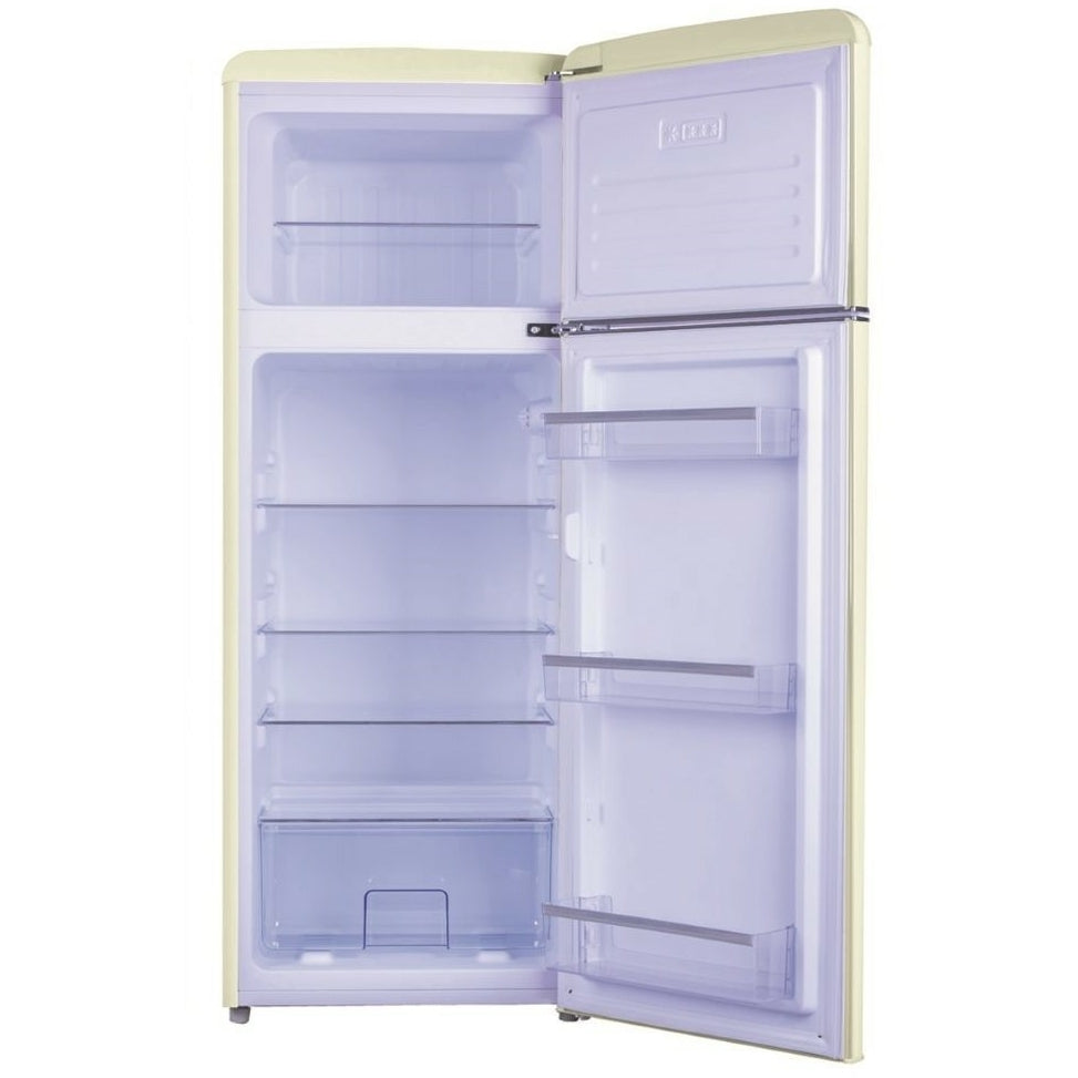 55cm Retro Fridge Freezer Cream