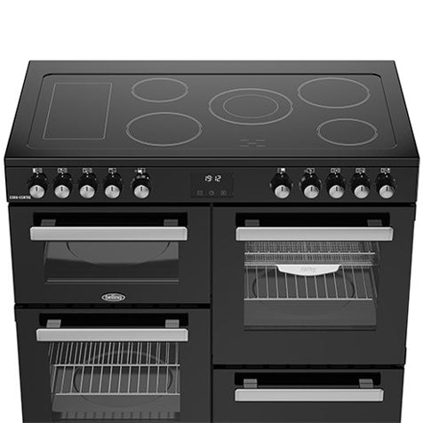 Cookcentre 100cm Electric Ceramic Range Cooker Black | CC100EBLK