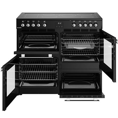 Cookcentre 100cm Electric Ceramic Range Cooker Black | CC100EBLK