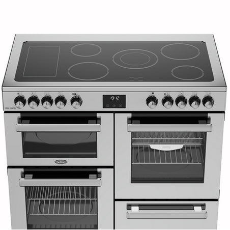 Cookcentre 100cm Electric Ceramic Range Cooker Stainless Steel | CC100ESTA
