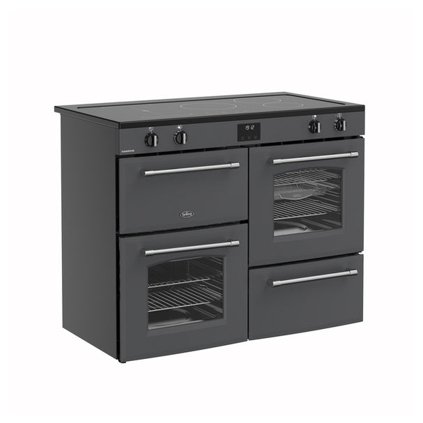 Farmhouse 110cm Electric Induction Range Cooker Anthracite | 444411840