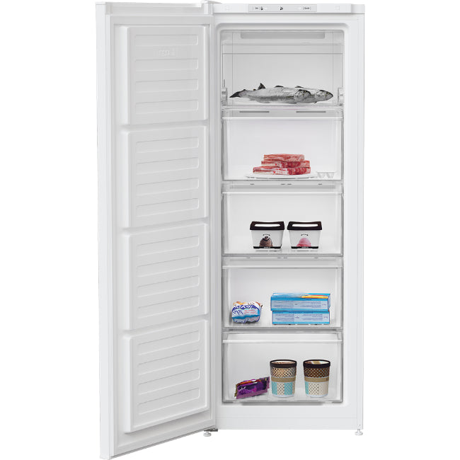 177L Freestanding Tall Frost Free Freezer with Freezer Guard White