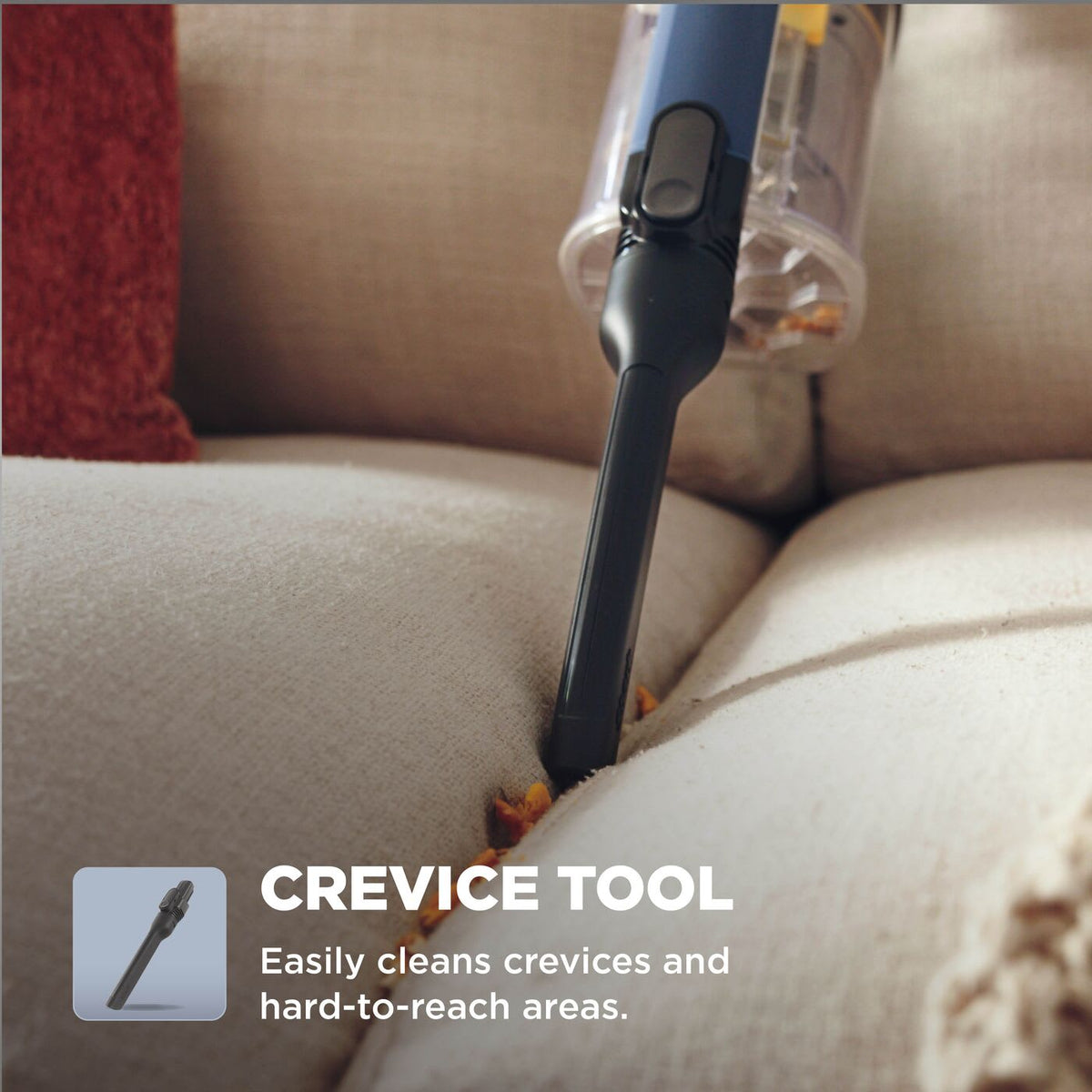 Cordless Vacuum Cleaner with Anti Hair Wrap & FloorDetect – Blue | IY143HUK