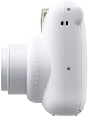 instax mini 12 Instant Camera Clay White - side view