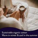 Double Electric Heated Mattress Protector Organic Cotton