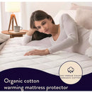 Double Electric Heated Mattress Protector Organic Cotton