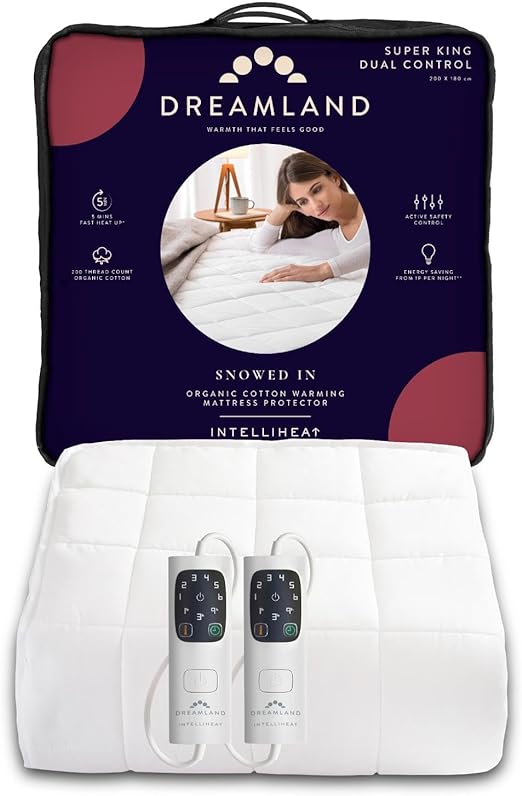 Snowed In Super King Dual Control Mattress Protector Electric Blanket | 16890
