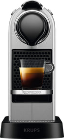 Krups Nespresso CitiZ XN741B40 Coffee Machine, Silver XN741D40 Capsule Coffee Machine