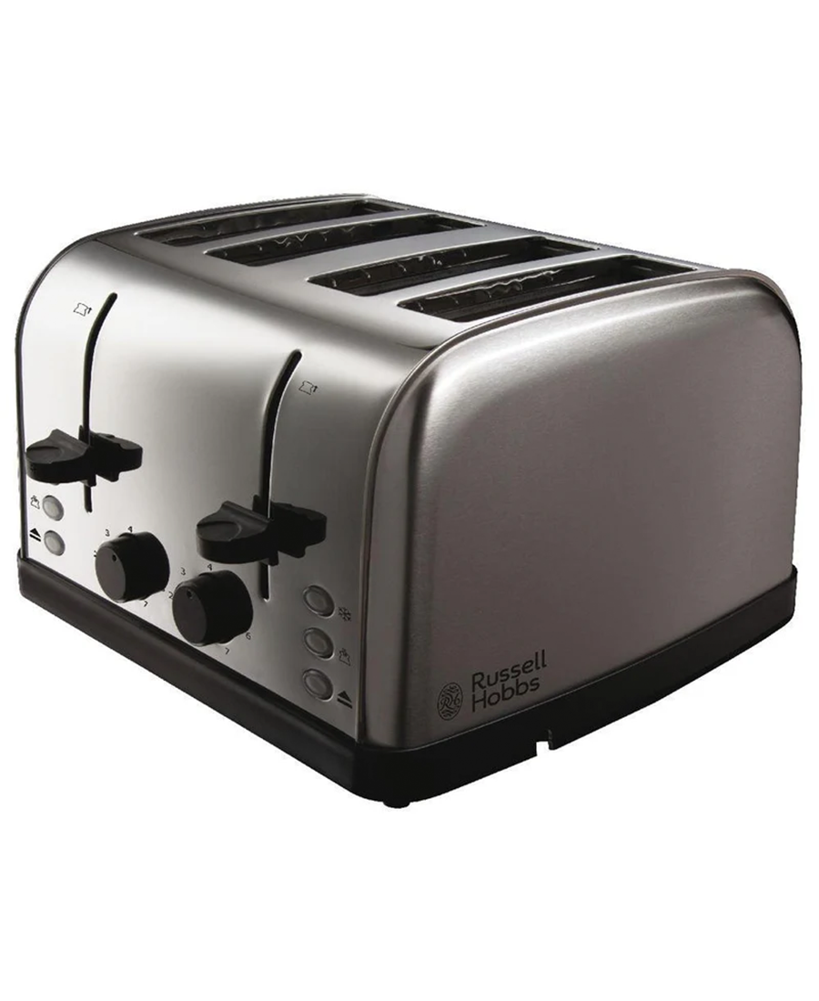 Russell Hobbs Futura 4 Slice Toaster | Stainless Steel - 18790 Redmond Electric Gorey