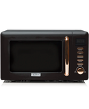 Haden 20L 800W Freestanding Digital Microwave | Black & Copper - 197061 Redmond Electric Gorey