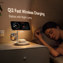 JR-W23 Qi2 4-in-1 Wireless Charger with Night Light White