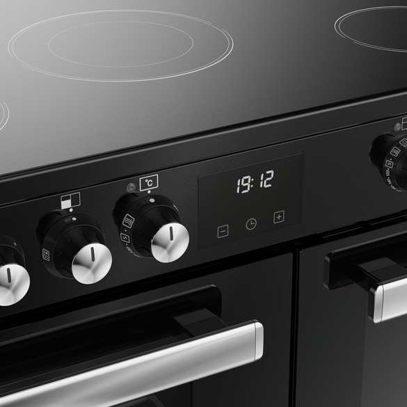 Cookcentre 90cm Electric Range Cooker Black