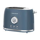 Morphy Richards Boutique 2-Slice 850W Toaster, Thunder Blue 980602 Toaster