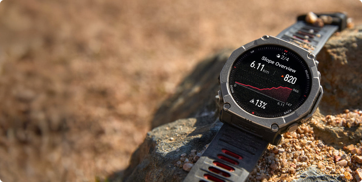 Amazfit T-Rex Ultra 2 51mm Smartwatch, Black Magma 146-W2550GL2N