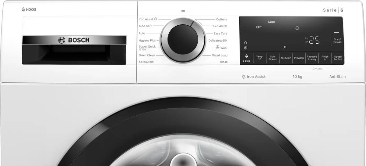 Series 6, A Rated, 10kg 1400rpm Washing Machine | White