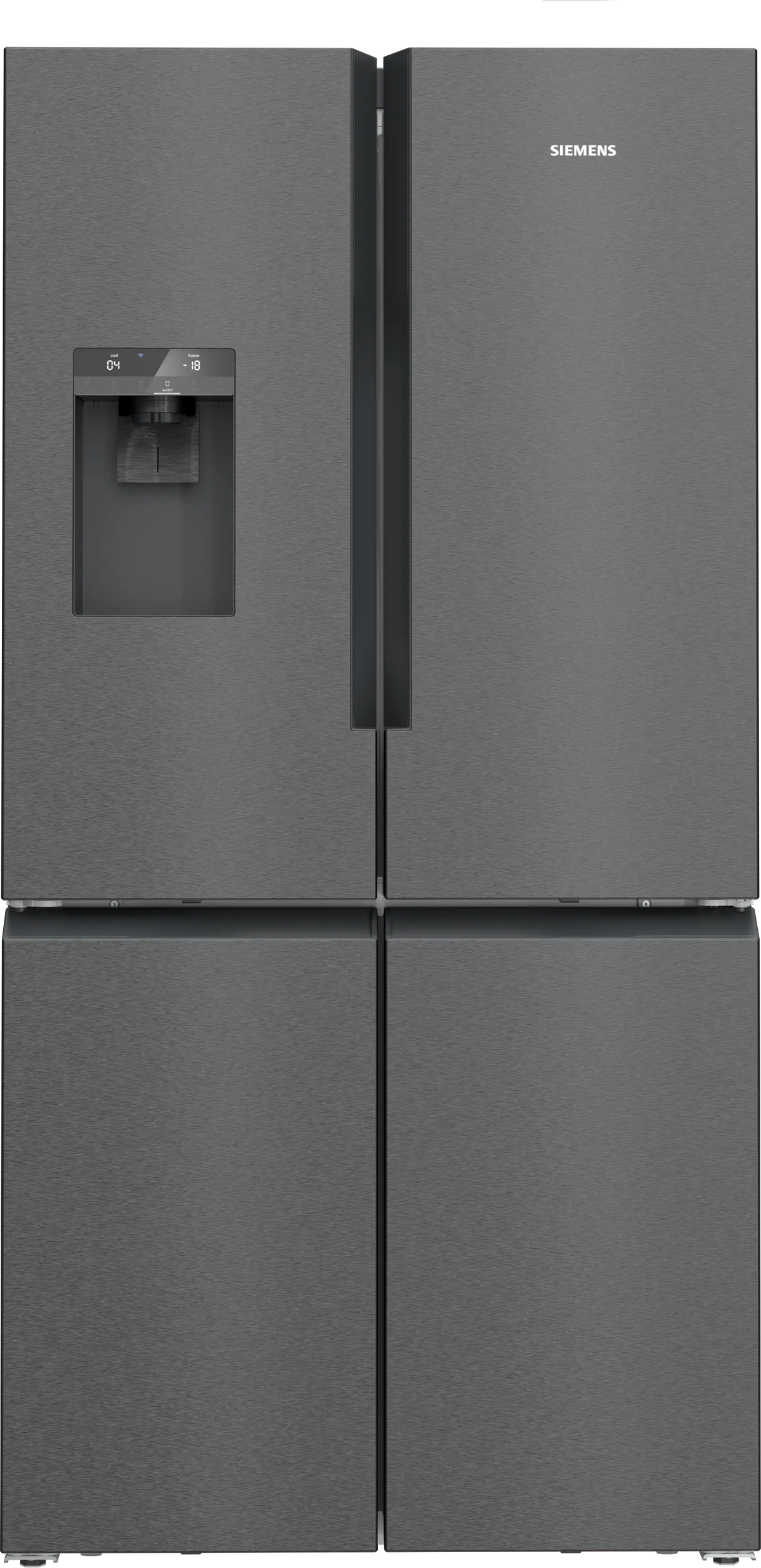 Siemens iQ700 French Door Fridge Freezer, Total noFrost | 183cm (H) | Brushed Black Steel - KF96DPXEA Redmond Electric Gorey
