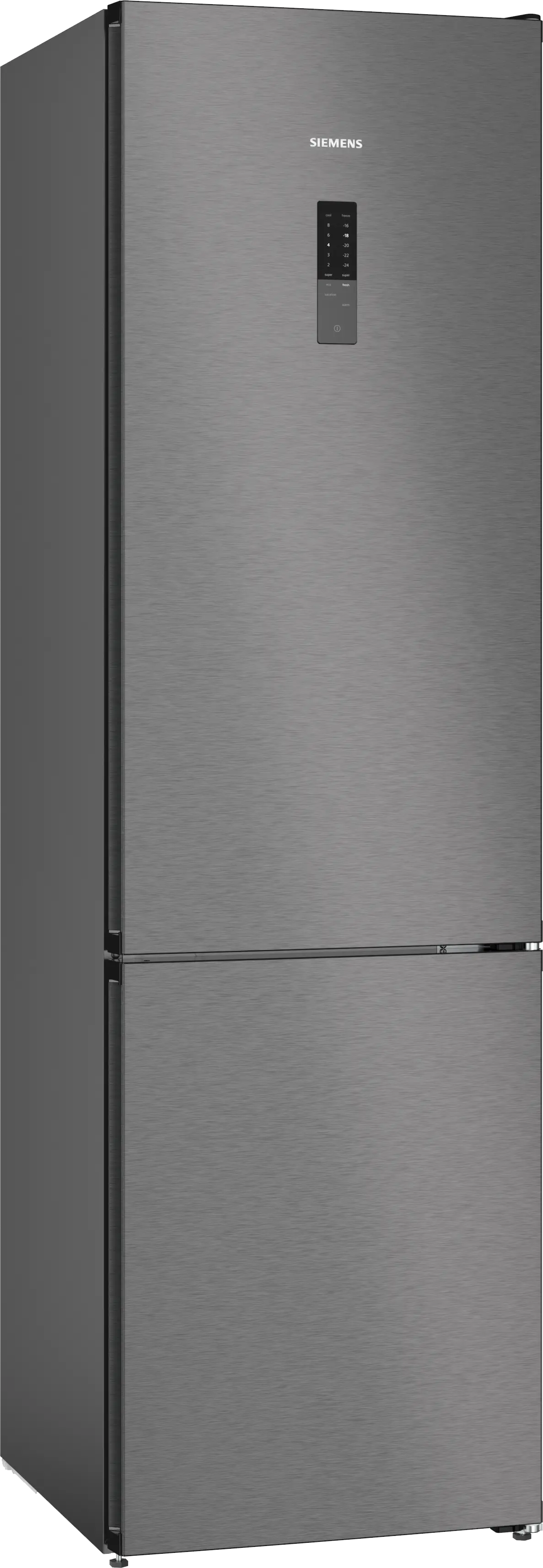iQ300 60cm Freestanding Fridge Freezer – Black Steel | KG39NXXBF