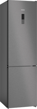 iQ300 60cm Freestanding Fridge Freezer – Black Steel | KG39NXXBF