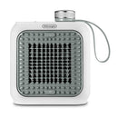 De'Longhi Capsule Desk ceramic heater in Sage Green, model HFX10B03.GR