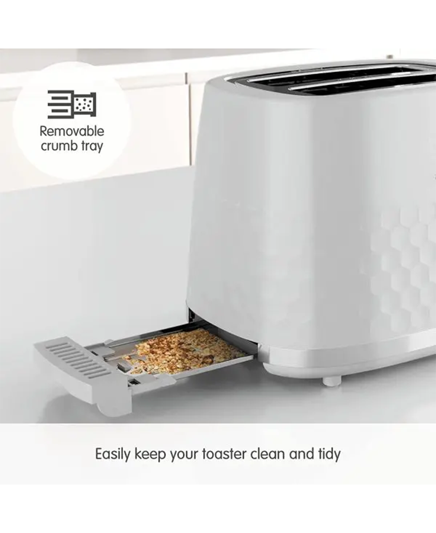 Morphy Richards 2 Slice Hive Toaster | White - 220034 Redmond Electric Gorey