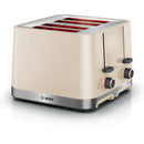 Bosch MyMoment 4-Slice Cream Toaster | TAT4M247GB Bosch Toaster Redmond Electric