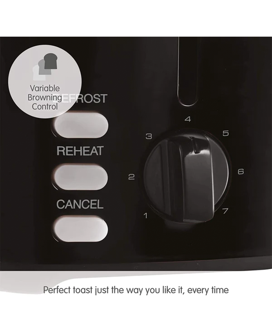 Morphy Richards Equip 2 Slice Black Toaster | 222064 Redmond Electric Gorey