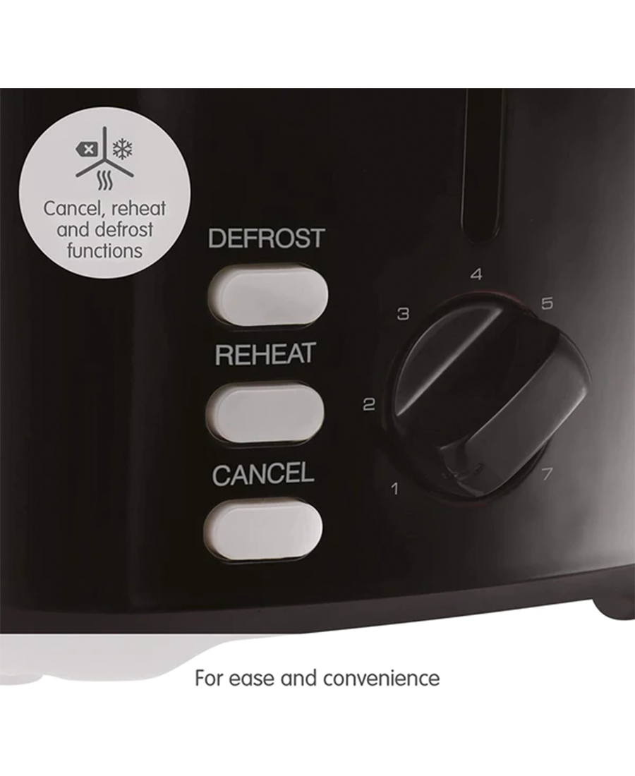 Morphy Richards Equip 2 Slice Black Toaster | 222064 Redmond Electric Gorey