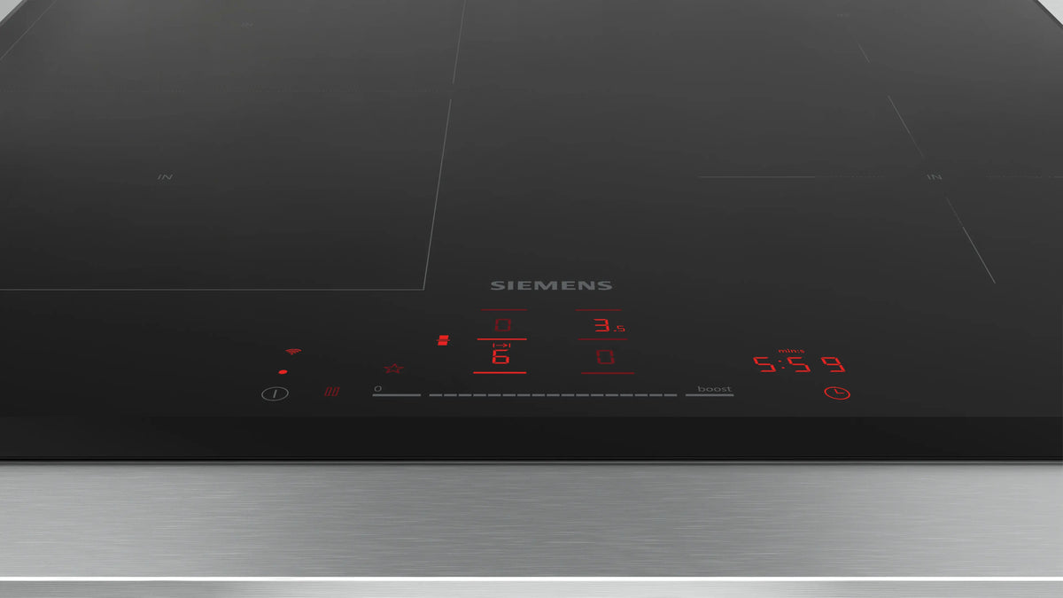 Siemens IQ500 60cm CombiZone Induction Hob without Frame | Black - ED651HSB1E Redmond Electricd Gorey