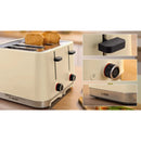 Bosch MyMoment 4-Slice Cream Toaster | TAT4M247GB Bosch Toaster Redmond Electric