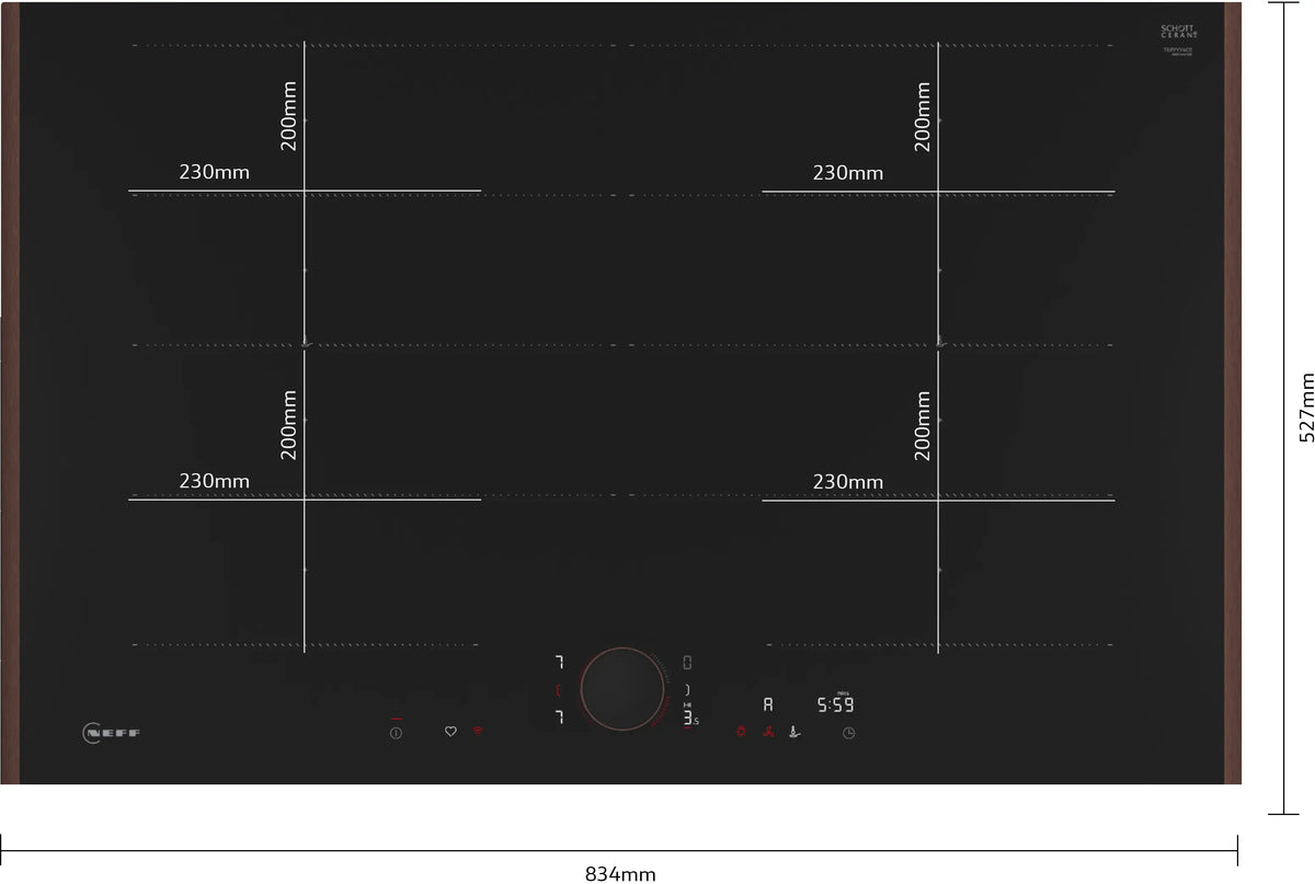 N 90 80cm Flex Design Induction Hob