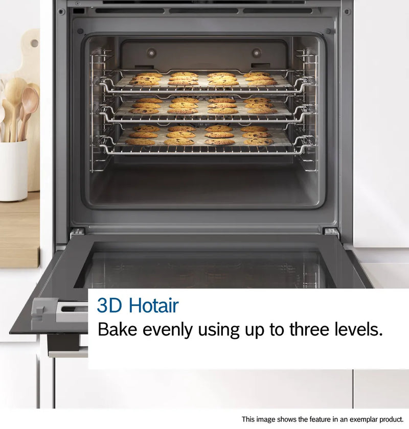 Bosch Series 4, Built-in Double Oven with EcoClean Direct | Stainless Steel - MBA533BS3B Redmond Electric Gorey