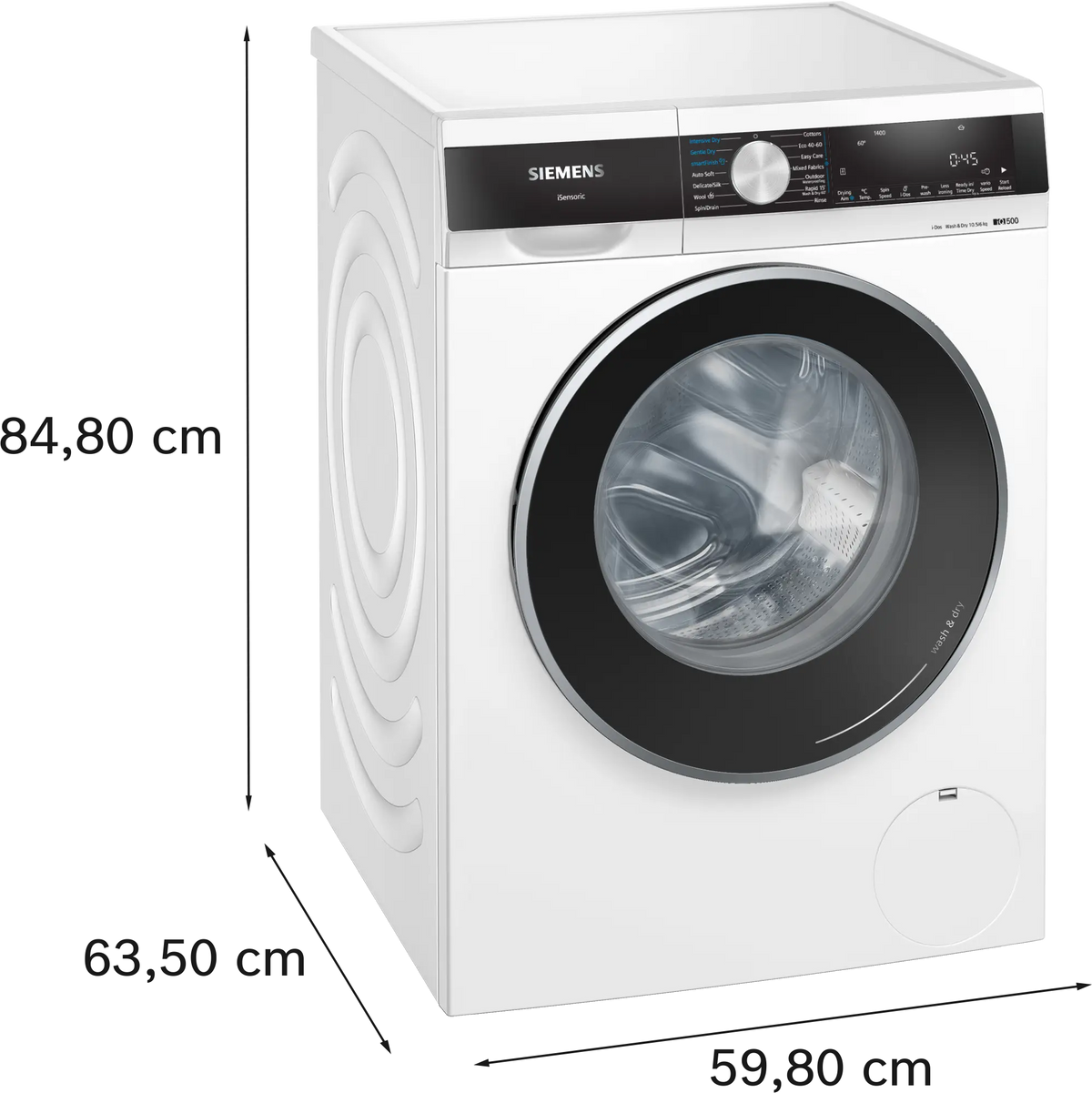 Siemens IQ500 Washer Dryers 10.5kg/6kg, 1400rpm with iDos | White - WN54G1A1GB Redmond Electric Gorey