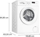 Series 2, A Rated, 8kg 1400rpm Washing Machine | White | WGE03408GB