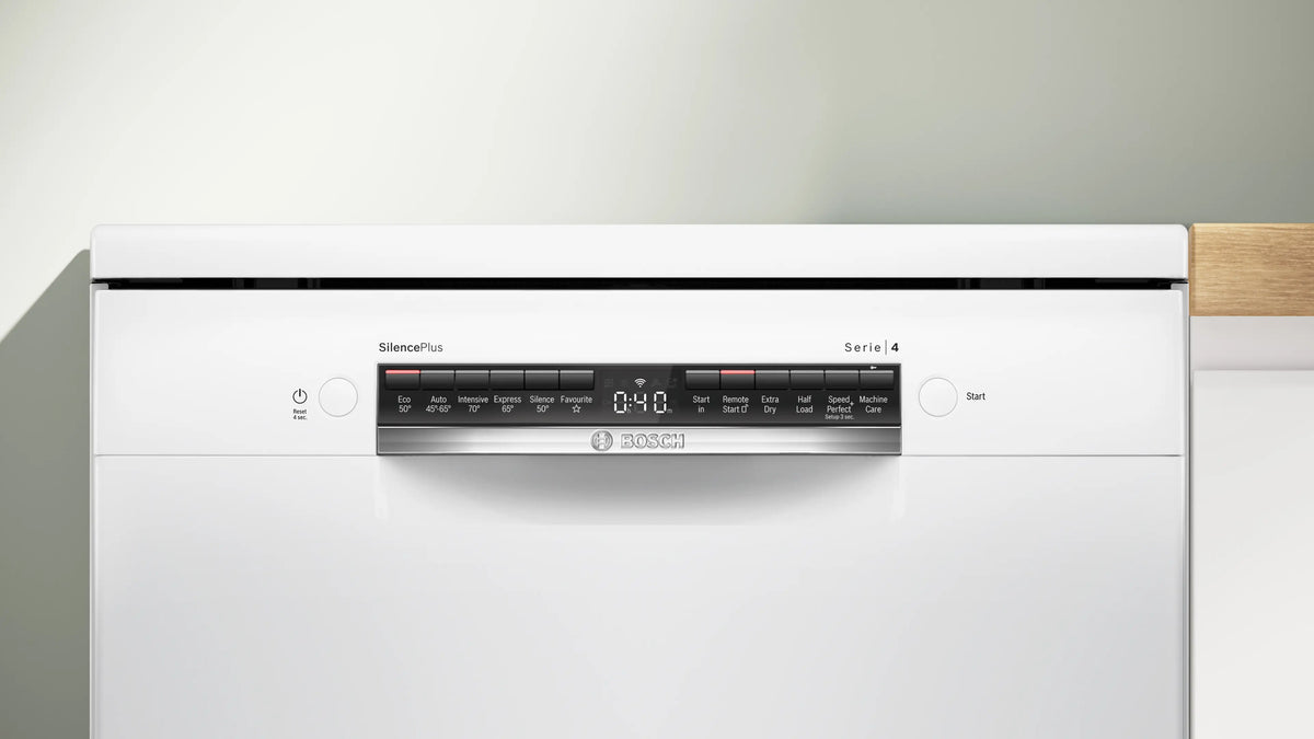 Bosch Series 4, 14 Place Dishwasher with VarioFlex-Baskets |White - SMS4EMW06G Redmond Electric Gorey