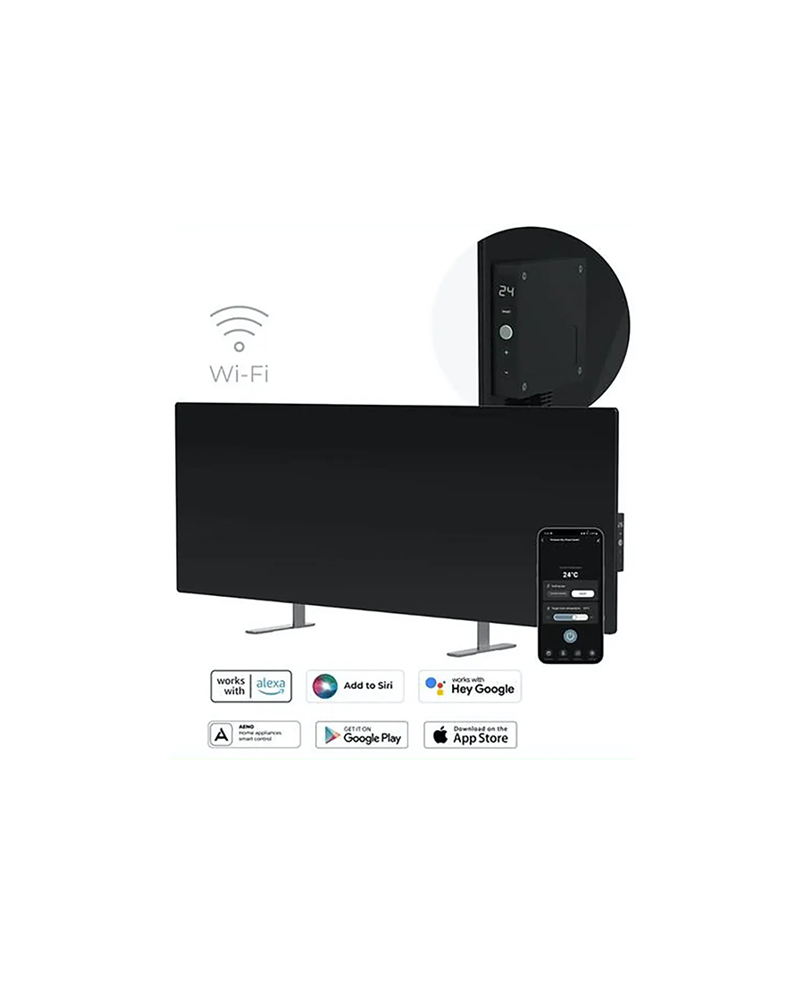 Aeno Premium Eco Smart Heater | 240-AGH0004S | Black Redmond Electric Gorey