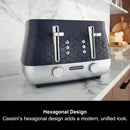 Cassini 4-Slice Toaster Outer Space Blue