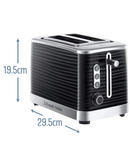 Russell Hobbs Inspire 2 Slice Toaster | Black - 24371 Redmond Electric Gorey