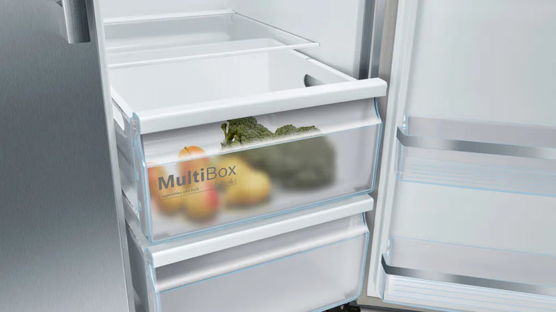 Bosch Series 6 American Fridge Freezer | 179cm (H) | Brushed Steel - KAD93AIERG Redmond Electric Gorey