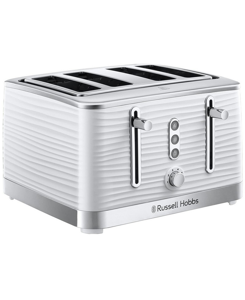 Russell Hobbs Inspire 4 Slice Toaster | White - 24380 Redmond Electric Gorey