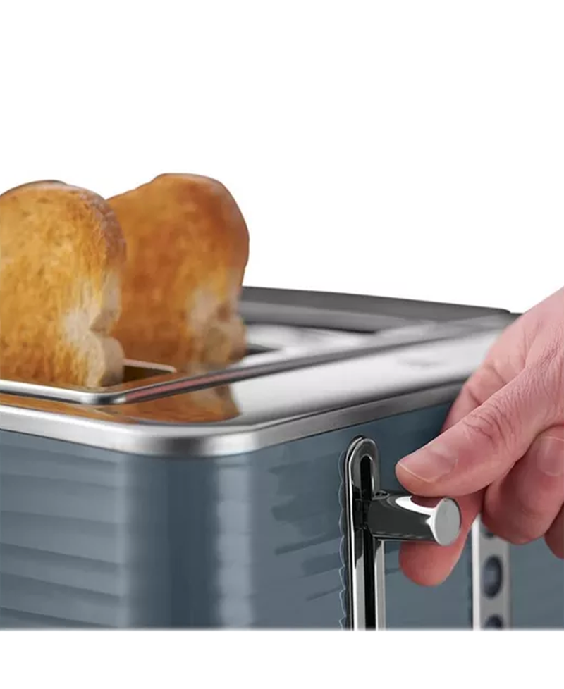Russell Hobbs Inspire 4 Slice Toaster | Grey - 24383 Redmond Electric Gorey