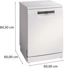 Bosch Series 4, 14 Place Dishwasher with VarioFlex-Baskets |White - SMS4EMW06G Redmond Electric Gorey