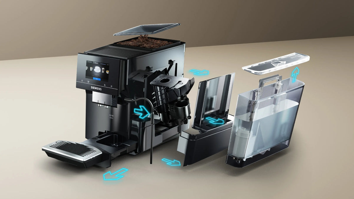 EQ700 Classic Bean-to-Cup Coffee Machine – Piano Black